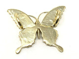 14k Yellow Gold Butterfly Charm Pendant 3.3 grams