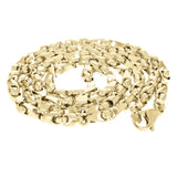 14k Yellow Gold Handmade Fashion Link Necklace 18" 5mm 37.5 grams - Yellow,18"