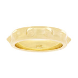 14k Yellow Gold Spike Ring Size 8 - 4.9mm 7.9 grams