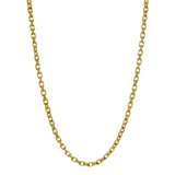 14k Yellow Gold Handmade Fashion Link Necklace 22" 4.5mm 40.7 grams