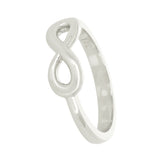 14k White Gold Infinity Ring Size 7 - White
