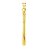 14k Yellow Gold Baseball Bat Charm Pendant 4.4 grams - Yellow
