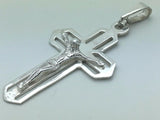 925 Sterling Silver Christian Jesus Christ Catholic Crucifix Cross Pendant