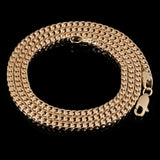 Men's Italian 14k Yellow Gold Solid Franco Chain Necklace 18" 2.6mm - 18"