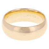 14k Yellow Gold Comfort Fit Plain Wedding Band Ring 7mm Size 13 - Yellow,7mm Ring Size 13