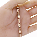 Italian 14k Yellow Gold Hollow Mariner Link Chain Bracelet 8.5" 5.8mm 10.7 grams
