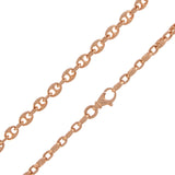 10k Yellow Gold Solid Handmade Fashion Link Necklace 22" 6.1mm 60.2 grams - 22" 60.2 grams