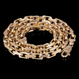 Men's Italian 14k Yellow Gold Solid Heavy Link Chain Necklace 22" 5mm 67 grams - 5mm 22"