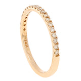 14k Yellow Gold 0.24ctw Diamond Eternity Promise Stackable Ring Size 6 - Yellow