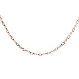 Men's 14k White Gold Handmade Fashion Link Necklace 30" 4mm - White,30"