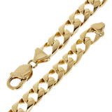 14k Yellow Gold Curb Link Chain Bracelet 8.75" 10mm 39.8 grams - 8.75"