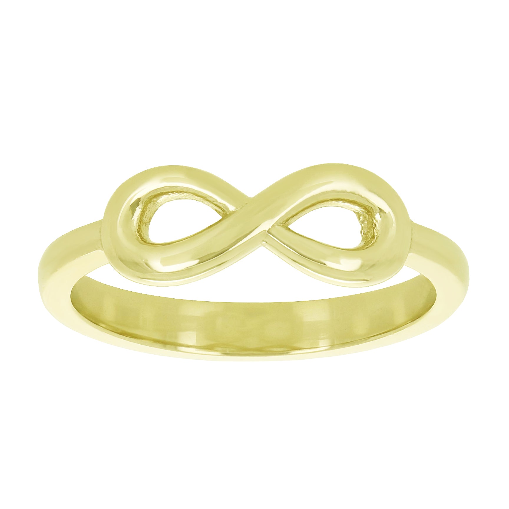 14k Yellow Gold Infinity Ring Size 7 - Yellow