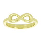 14k Yellow Gold Infinity Ring Size 7 - Yellow