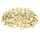 10k Yellow Gold Solid Handmade Fashion Link Chain Necklace 20" - 28" 5.5mm