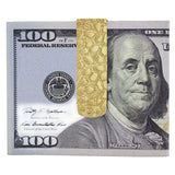 Men's 10k Yellow Gold Solid Nugget Money Clip Money Holder 1.8" 11.5 grams - Yellow