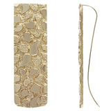 Men's 14k Yellow Gold Nugget Money Clip Money Holder Wallet 1.9" 15-16 grams - Yellow