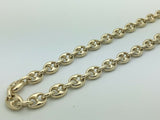 14k Yellow Gold Solid Gucci Mariner Link Chain Necklace 30" 7.5mm 95 grams - Yellow,30"