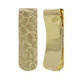 Men's 14k Yellow Gold Solid Nugget Money Clip Wallet Money Holder 1.9" 15 grams - Yellow