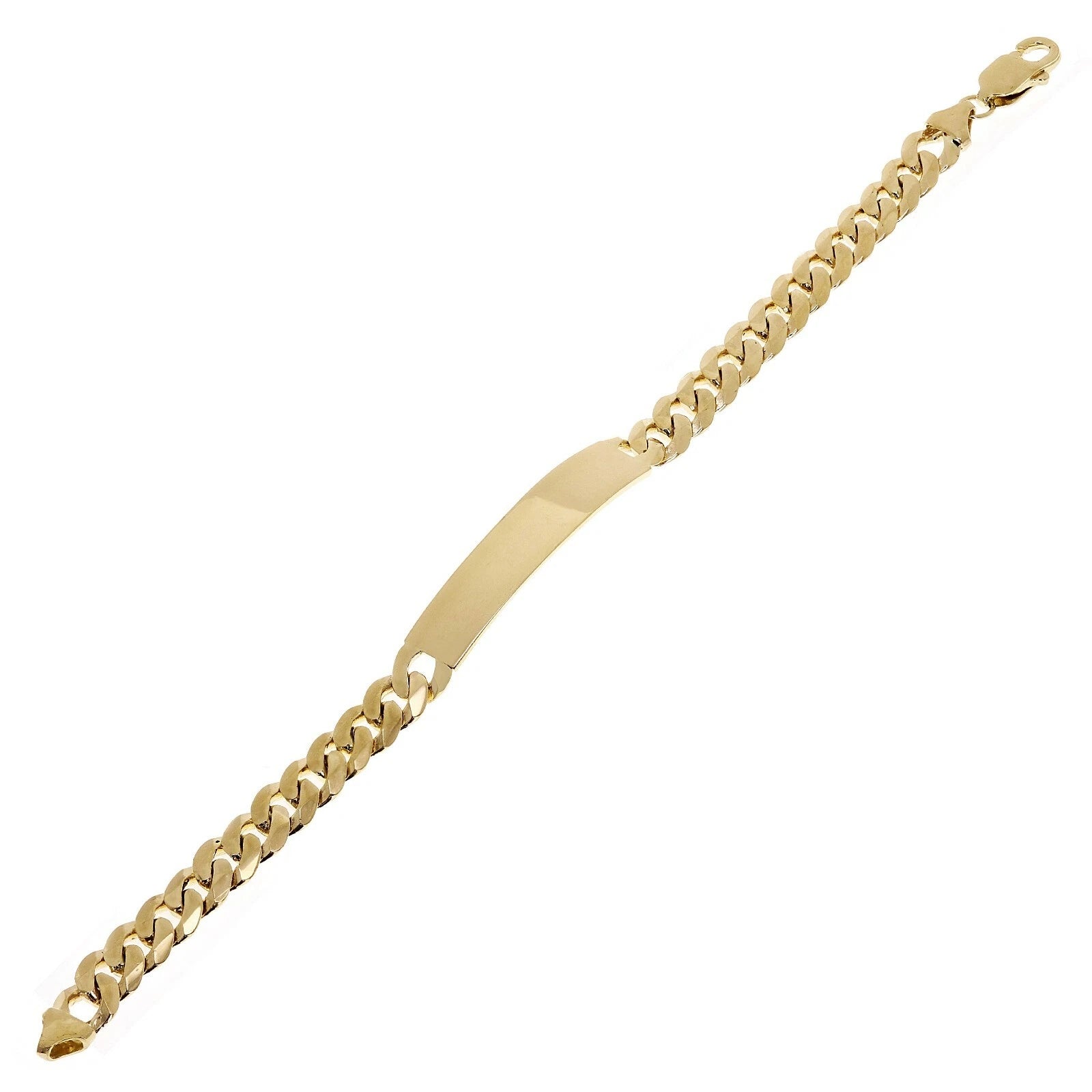 14k Yellow Gold Handmade Fashion Link Bracelet 8" 8.8mm 23.7 grams