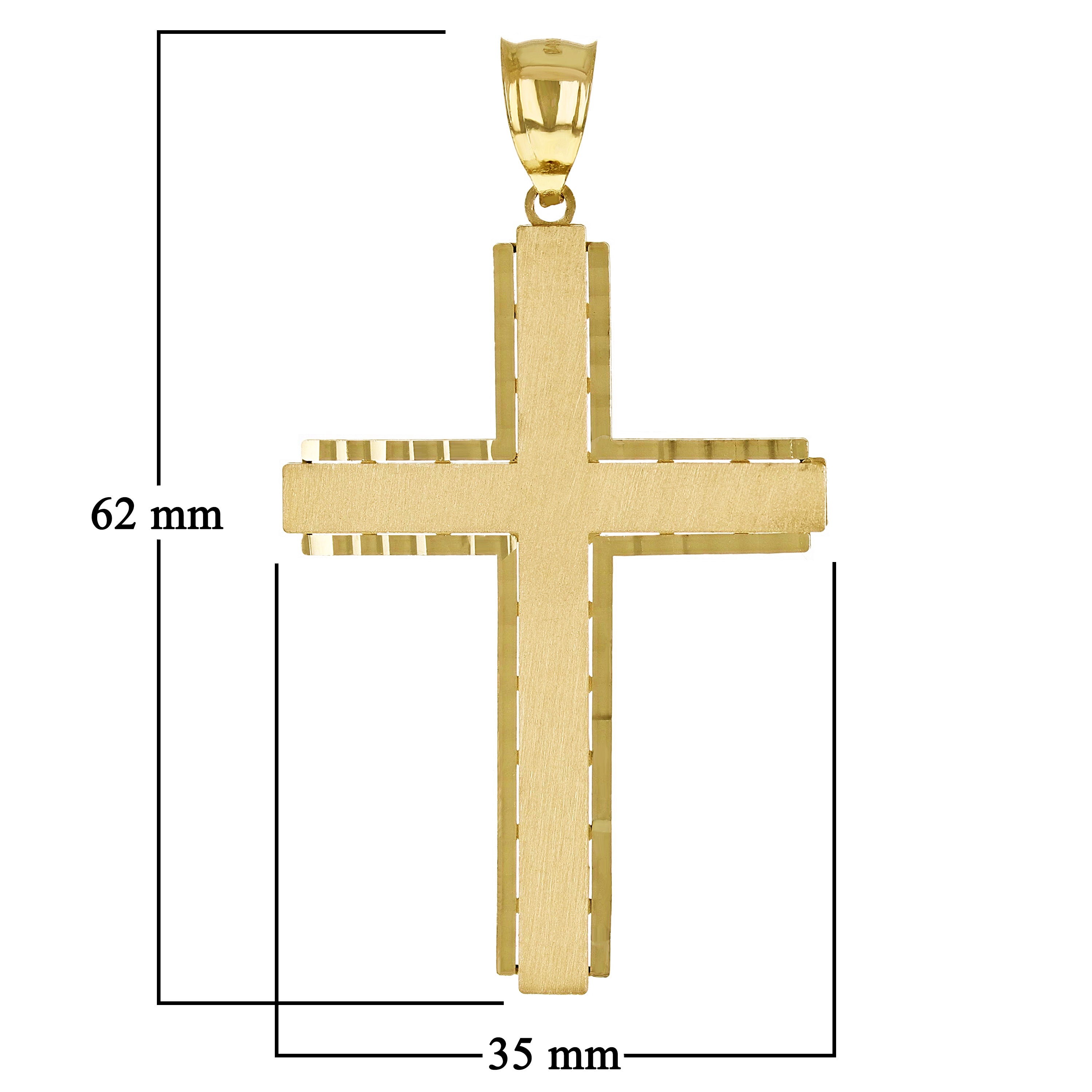 14k Yellow Gold Diamond Cut Lion Face Lion Head Charm Pendant 6.9 grams