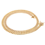 Men's 14k Yellow Gold Solid Miami Cuban Chain Necklace 22" 7.8mm 98.8 grams