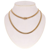 Italian 14k Yellow Gold Solid Miami Cuban Chain Necklace 6 mm 20", 22", 24", 26", 28"
