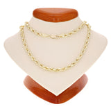 14k Yellow Gold Solid Diamond Cut Rope Twist Chain Necklace 22" 4mm 28.2 grams