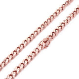 10k Rose Gold Solid Heavy Miami Cuban Chain Necklace 22" 10mm 142.3 grams