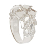 925 Sterling Silver Solid Heavy Nugget Style Ring Size 9 - Ring Size 9