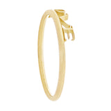 14k Yellow Gold LOVE Stackable Ring Size 8 3.8mm 1.4 grams