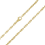 Men's 14k Yellow Handmade Fashion Link Necklace 24" 4.5mm 37.2 grams