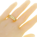 14k Yellow Gold Miami Cuban Curb Link Ring Band 8mm Size 6.5 5.9 grams - 6.5