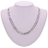 Italian 14k Yellow Gold Solid Concave Curb Cuban Chain Necklace 20" 9mm 45.5gram - Yellow,20" 45.5 grams