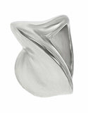 925 Sterling Silver Cocktail Overlap Ring Size 7