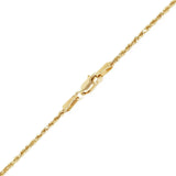 14k Yellow Gold Solid Diamond Cut Rope Chain Necklace 30"  6mm 81 grams