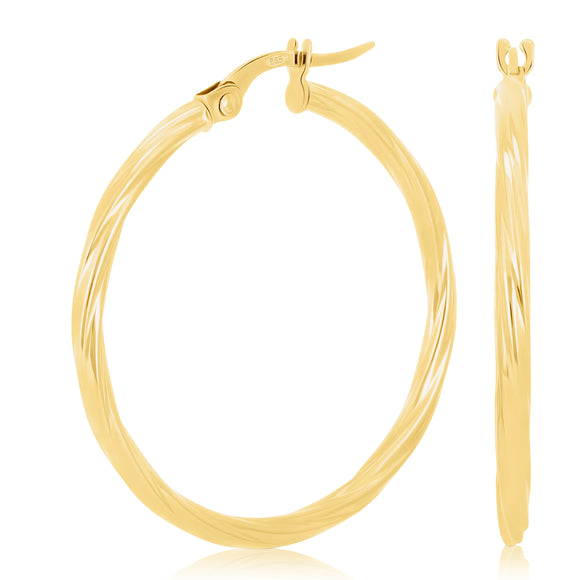 Italian 14k Yellow Gold Twisted 2mm 1