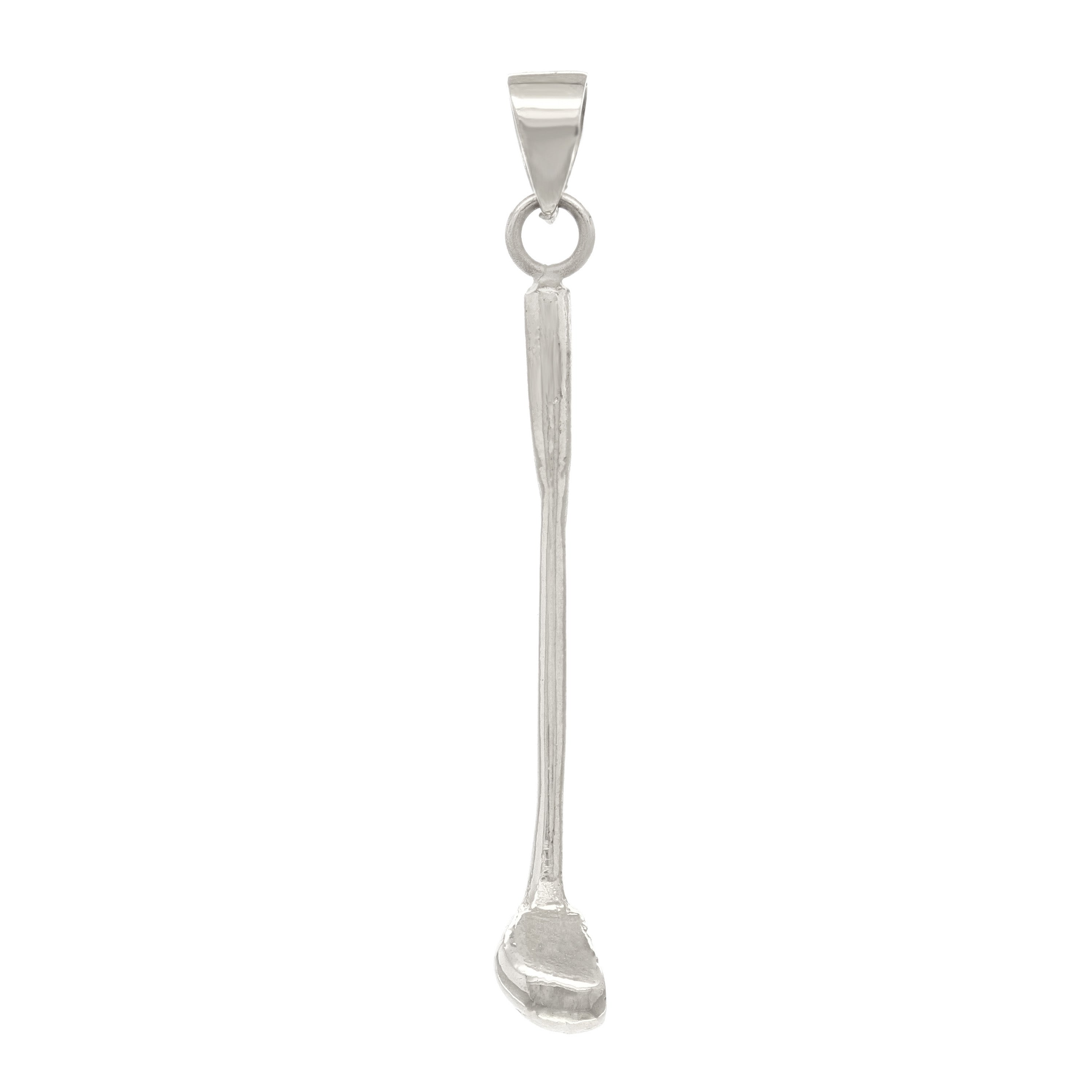 14k Yellow White or Rose Gold Solid Golf Club Stick Charm Pendant