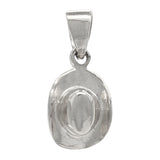 14k Yellow White or Rose Gold Rodeo Horse Cowgirl Hat Cowboy Hat Charm Pendant 1.1 grams