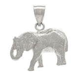14k Yellow White or Rose Gold Solid Animal Lucky Elephant Charm Pendant 6.5 grams