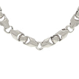 14k Yellow White or Rose Gold Handmade Fashion Link Necklace 4.5mm Various Lengths (Copy)