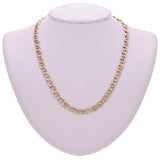 10k Yellow Gold Nugget Gucci Mariner Link Chain Necklace 20" 7.3mm 37.2 grams - 20"