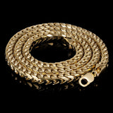 Italian 14k Yellow Gold Franco Chain Necklace 8.3mm 30" 332.5 grams - 30" 332.5 grams