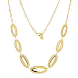Italian 14k Yellow Gold Necklace, Bracelet & Earrings Set 16.8 grams