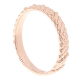 14k Rose Gold Twist Pattern Ring 2.8 grams Size 6.5 - Rose