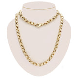14k Yellow Gold Solid Handmade Bullet Link Chain Necklace 20" 6mm 71.4 grams - 20" 71.4 grams