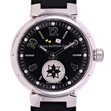 Louis Vuitton Ladies Tambour Lovely Cup Quartz Black Rubber Strap