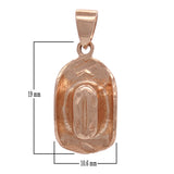 14k Yellow, White or Rose Gold Dimensional Cowboy Hat Charm or Pendant