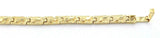 10k Yellow Gold Nugget Bracelet 8.25" 5.5mm 10.5 grams - 8.3" 10.5 grams