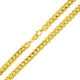 Italian 10k Yellow Gold Hollow Miami Cuban Chain Necklace 20" 7.8mm 29 grams - 20" 29 grams