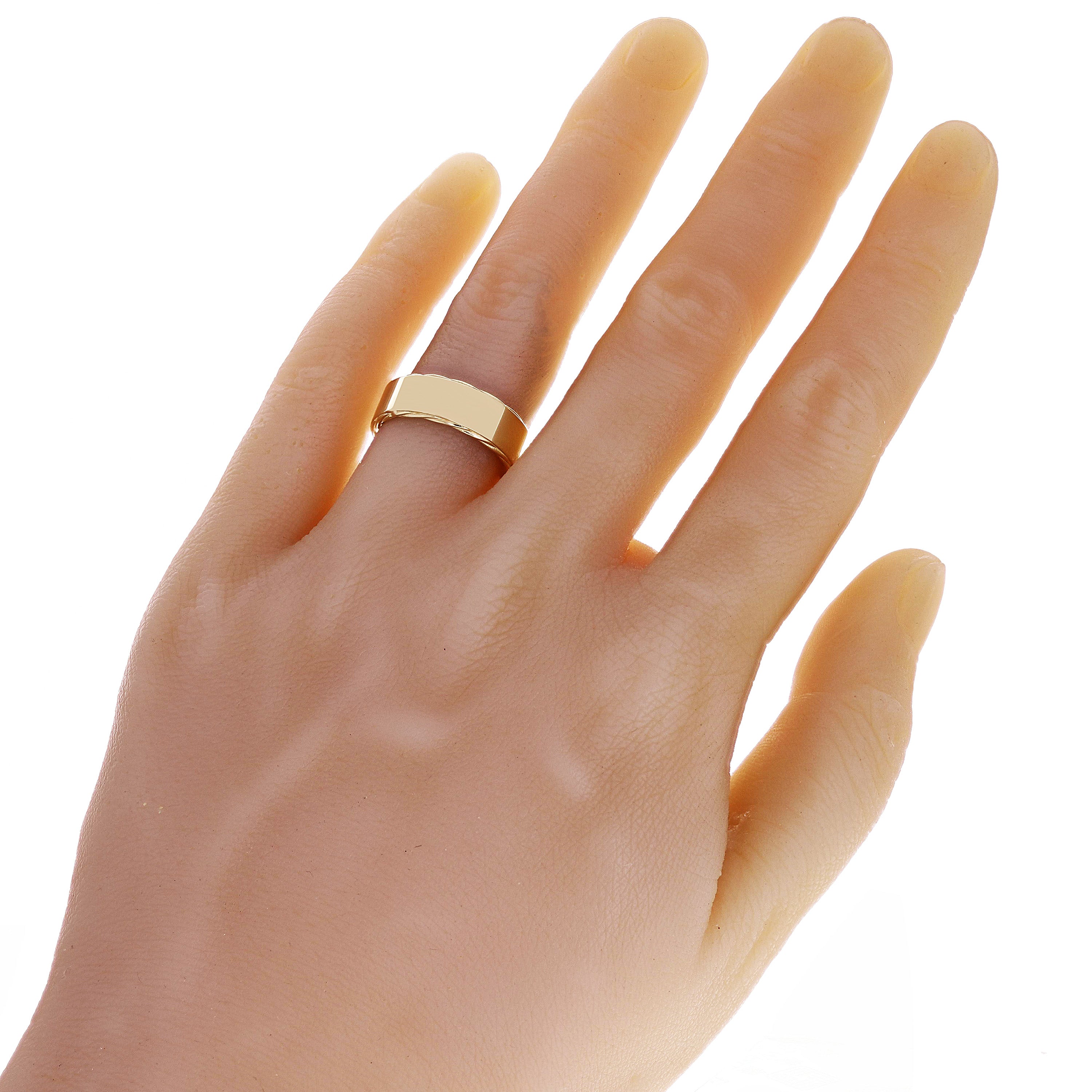 14k Yellow Gold Braided Twisted Rope Wedding Band Ring Size 8 - 7mm 9.4 grams